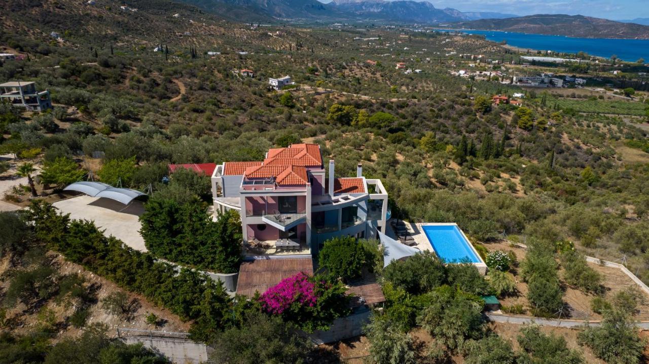 Saronic Topview Villa Galatás Exterior foto